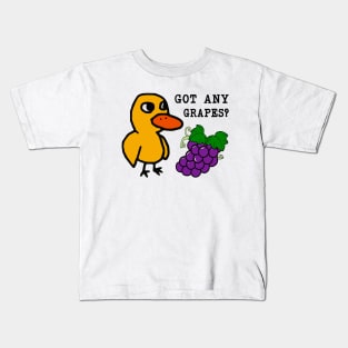 Got Any Grapes Duck Song Kids T-Shirt